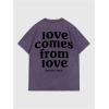 imageMens Graphic Letter Print Vintage Tees Baggy Drop Shoulder Crew Neck Short Sleeve Streetwear T ShirtsLetter Purple