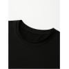 imageMens Graphic Letter Print Vintage Tees Baggy Drop Shoulder Crew Neck Short Sleeve Streetwear T ShirtsLetters Black