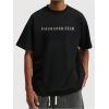 imageMens Graphic Letter Print Vintage Tees Baggy Drop Shoulder Crew Neck Short Sleeve Streetwear T ShirtsLetters Black