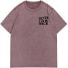 imageMens Graphic Letter Print Vintage Tees Baggy Drop Shoulder Crew Neck Short Sleeve Streetwear T ShirtsRusty Rose