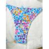 imageWomens 2 Piece Bikini Set Tie Side Halter Triangle Bathing Suit Summer BeachwearLight Blue