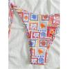imageWomens 2 Piece Boho Bikini Sets Tropical Graphic String Bathing Suit SwimsuitMulticoloured