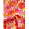 imageWomens 2 Piece Floral Bikini Sets Triangle Spaghetti Strap Bathing Suit Padded Cut Out SwimsuitOrange