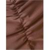 imageWomens 2 Piece High Cut Swimsuit Halter Triangle Ruched Bikini Sets Vacation Bathing SuitCoffee Brown