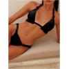 imageWomens 2 Piece Knot Swimsuit Backless Halter String Bikini Bathing Suit Vacation Cruise OutfitBlack