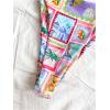 imageWomens 2 Pieces Bikini Set Graphic Halter Triangle Swimsuit Tie Side SwimwearMulticolor