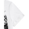 imageWomens Cherry Leopard T Shirts Crew Neck Short Sleeve Graphic Tees Slim Fit Crop TopsAnimal Print White