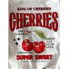 imageWomens Cherry Leopard T Shirts Crew Neck Short Sleeve Graphic Tees Slim Fit Crop TopsWhite and Red