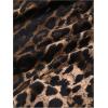 imageWomens Leopard Off Shoulder T Shirt Long Sleeve Slim Fit Y2k Tee TopsMocha Brown