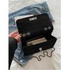 imageWomens Leopard Print Chain Shoulder Bag Metal Buckle Handbags Leather Clutch PurseBlack