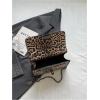 imageWomens Leopard Print Chain Shoulder Bag Metal Buckle Handbags Leather Clutch PurseLight Brown