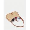 imageWomens Retro Vintage Zipper Shoulder Bag Adjustable Strap Elegant Underarm Purse Hobo HandbagsBeige