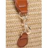 imageWomens Retro Vintage Zipper Shoulder Bag Adjustable Strap Elegant Underarm Purse Hobo HandbagsBeige
