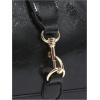 imageWomens Retro Vintage Zipper Shoulder Bag Adjustable Strap Elegant Underarm Purse Hobo HandbagsBlack