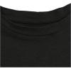 imageWomens Short Sleeve Ruffle Hem Peplum Tee Shirts Slim Fit Crewneck T Shirt TopsBlack