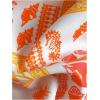 imageWomens Tropical Graphic High Cut Bikini Sets Spaghetti Strap Triangle Wireless Bathing Suit SwimsuitOrange