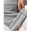 imageWomens Wide Leg Sweatpants Drawstring Waist Baggy Cargo Pants Casual Trousers with PocketsGrey