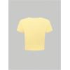 imageWomens Y2K Floral Print Graphic Tees Shirts Crewneck Short Sleeve Slim Fit Cute Crop TopsYellow