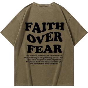 imageMens Graphic Letter Print Vintage Tees Baggy Drop Shoulder Crew Neck Short Sleeve Streetwear T ShirtsBrown
