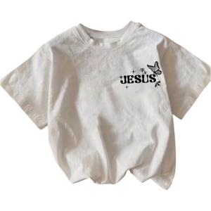 imageWomens Graphic Print Short Sleeve Crew Neck TShirt Cute Summer Tee TopsWhite