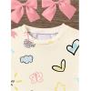 imageGirls Graphic Print Short Sleeve TShirt Crew Neck Tee Tops Outgoing WearWhite