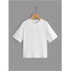 imageGirls Letter Graphic Print Cute Tops Short Sleeve Crew Neck Summer T Shirts Trendy Clothes for GirlsWhite