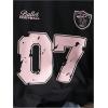 imageGirls Long Sleeve Graphic Tees Shirt Y2K Bowknot Print Crew Neck Jersey TopsBlack