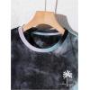 imageBoys Tie Dye Shirts Tropical Graphic Tees Short Sleeve Crewneck Tee Tops Casual T ShirtMulticolor