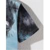 imageBoys Tie Dye Shirts Tropical Graphic Tees Short Sleeve Crewneck Tee Tops Casual T ShirtMulticolor