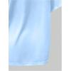 imageGirls Jersey Y2K Oversized Graphic Number Print Tops V Neck Short Sleeve T Shirt Hip Pop Tee StreetwearBlue