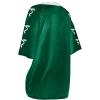imageGirls Jersey Y2K Oversized Graphic Number Print Tops V Neck Short Sleeve T Shirt Hip Pop Tee StreetwearDark Green
