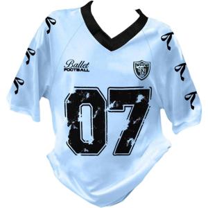imageGirls Jersey Y2K Oversized Graphic Number Print Tops V Neck Short Sleeve T Shirt Hip Pop Tee StreetwearBlue