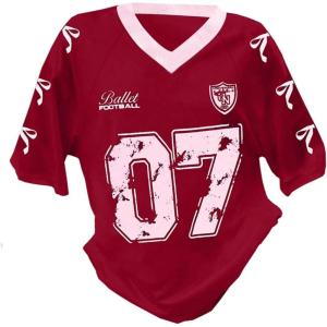 imageGirls Jersey Y2K Oversized Graphic Number Print Tops V Neck Short Sleeve T Shirt Hip Pop Tee StreetwearBurgundy