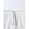imageMens Short Sets 2 Piece Outfits Button Down Linen Shirts and Short Sets Summer Beach OutfisWhite