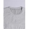 imageGirls 3 Packs Short Sleeve Ruched T Shirt Crewneck Slim Fit Basic Tee Tops Summer ClothesMulticolor
