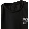 imageBoys 2 Piece Outfits Letter and Tropical Graphic Print Short Sleeve Crewneck Tee and ShortsBlack