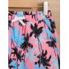 imageBoys 2 Piece Outfits Letter and Tropical Graphic Print Short Sleeve Crewneck Tee and ShortsWhite