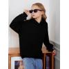 imageGirls Bow Camo Hoodie Long Sleeve Hooded Neck Graphic Sweatshirts Cute Pullover TopsBlack