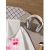 imageGirls Bow Camo Hoodie Long Sleeve Hooded Neck Graphic Sweatshirts Cute Pullover TopsCherry Bow White