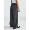 imageGirls Wide Leg High Waist Sweatpants Side Striped Extra Long Baggy Track Pants TrousersGrey