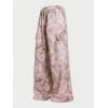 imageMens Camo Print Straight Leg Pants Elastic Waist Loose Casual Trousers StreetwearPink