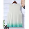 imageMens Tank Tops Summer Tropical Hawaiian Sleeveless Shirts Casual Beach Vacation Tank ShirtsWhite and Green