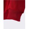 imageWomens Graphic Sweatshirts Long Sleeve Drawstring Hoodies Drop Shoulder Hooded Pullover SweatshirtRed