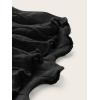 imageWomens Mesh Backless Halter Top Sleeveless Lettuce Trim Summer Crop Tops Y2K ShirtsBlack
