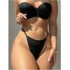 imageWomens Sparkling Butterfly Chain Underwear Low Rise Cheeky G String PantyBlack Gold