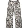 imageMens Camo Print Straight Leg Pants Elastic Waist Loose Casual Trousers StreetwearGrey