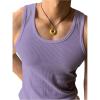 imageMens Sleeveless Tank Tops Ribbed Knit Scoop Neck Tank Undershirt Workout Gym Muscle Tank TShirtPurple