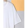 imageWomens Plus Size Graphic Tees Letter Print Short Sleeve T Shirts Casual Crew Neck TopsSkull White