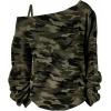 imageWomens Plus Size Heart Graphic Tees Asymmetrical Cold Shoulder Long Sleeve T Shirt Y2K TopsMulticolor
