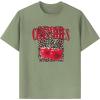 imageGirls Cherry Leopard Shirt Short Sleeve Loose Cute Summer T Shirt Trendy Aesthetic Baggy TopsGreen
